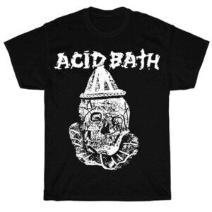 Acid Bath Sludge Metal Graphic T-Shirt Rock Band Music Fan Collector Merch Tee